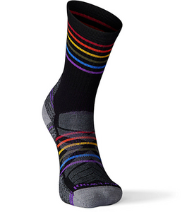 Unisex Smartwool Hike Light Cushion Pride Pattern Crew Socks