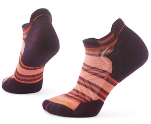 Women's Smartwool Run Stripe Targeted Cushion Low Ankle Socks