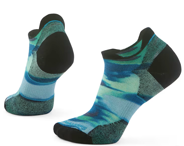 Women's Smartwool Run Brushed Print Low Ankle Socks