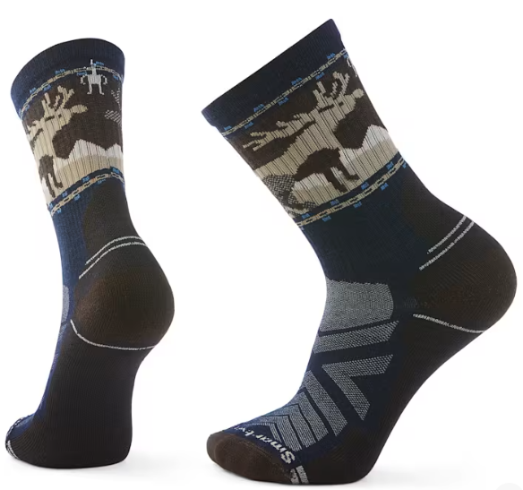 Unisex Smartwool Hike Mountain Moose Crew Socks