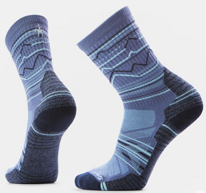 Unisex Smartwool Hike Mountain Range Pattern Crew Socks