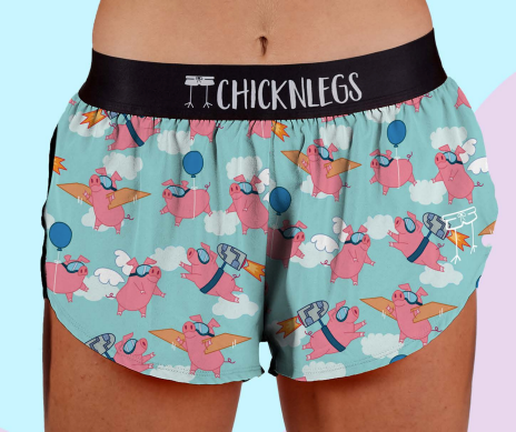 W ChicknLegs 1.5" Split Shorts