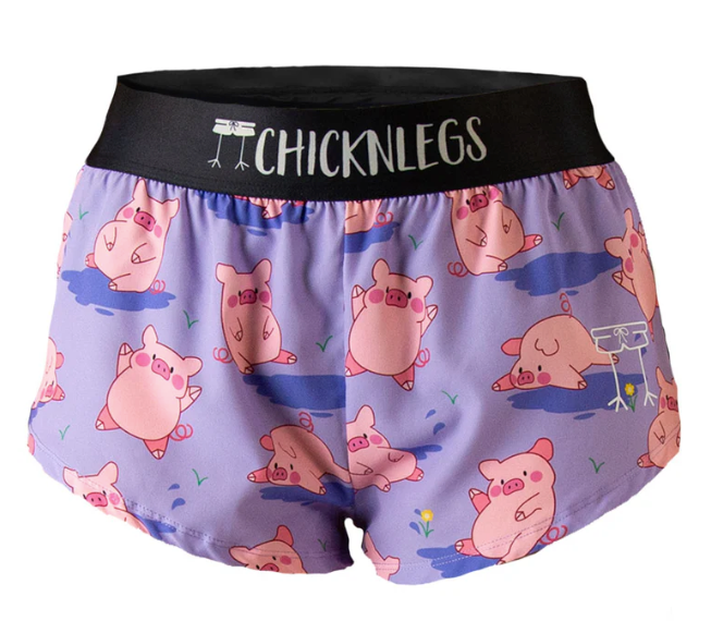 W ChicknLegs 1.5" Split Shorts