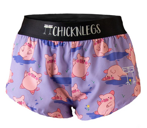 W ChicknLegs 1.5" Split Shorts