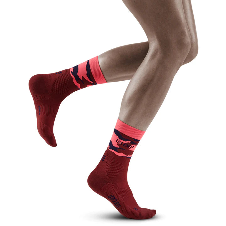 Women's CEP CamoCloud Compression Socks Mid Cut