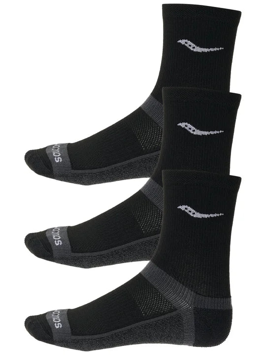 Saucony Inferno Cushioned Sock Crew (3 Pack)