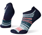 Load image into Gallery viewer, W Smartwool Run Stripe Zero Cushion Low Ankle Socks
