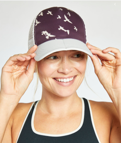 Oiselle runner trucker foggy woods sales